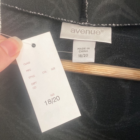 Avenue - Silver Long Sleeve Long Length Duster Cardigan - Size 18-20 - Picture 4 of 6